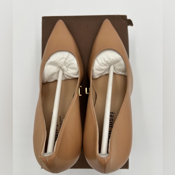 Jon Joseph - Ana Nude Leather High Heel 5” - Picture 3 of 7